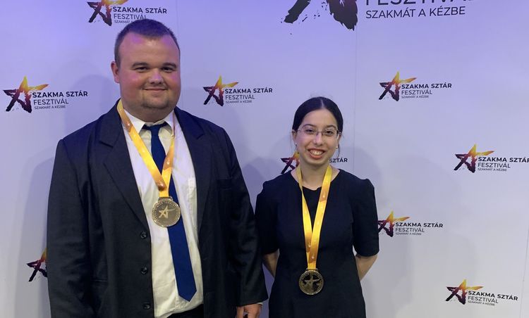Tanulóink aranyérmet nyertek a Szakma Sztár Fesztiválon