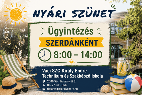 Nyári ügyeleti rend