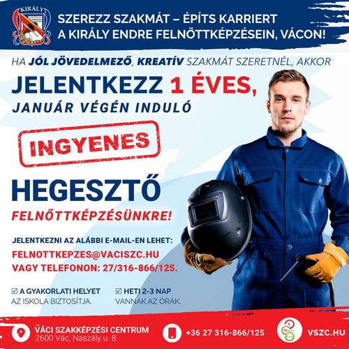 Ingyenes felnőttképzési lehetőség